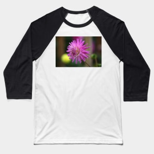 Purple Flower Power Baseball T-Shirt